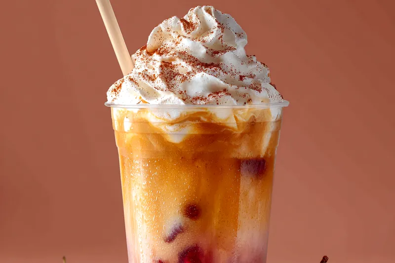 Cooking process for Cherry Vanilla Iced Latte