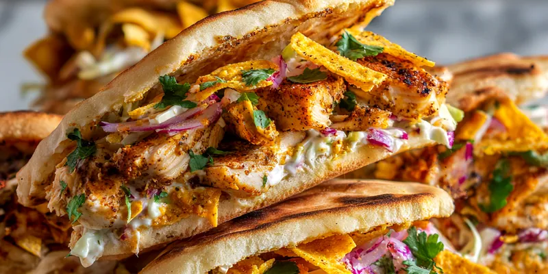 Chicken and Nachos Sandwich