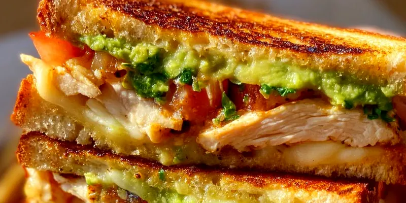 Chicken Avocado Melt Sandwich