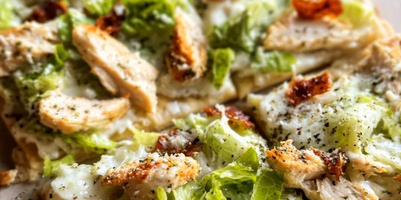 Chicken Caesar Flatbread