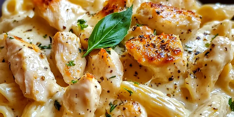 Chicken Creamy and Cheesy Pasta
