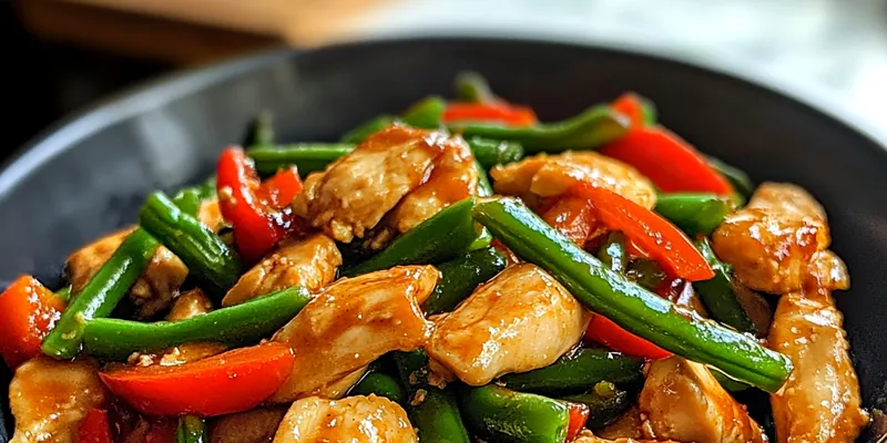 Easy Chicken Green Bean Stir Fry