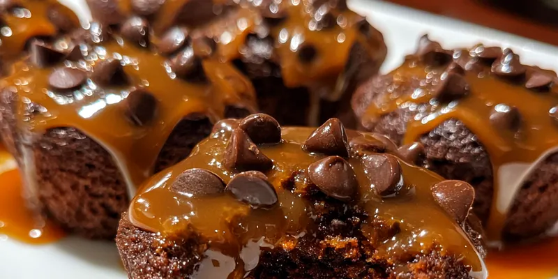 Chocolate Caramel Muffins