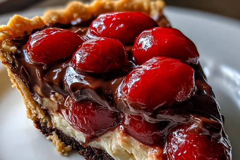 Cooking process for Chocolate Cherry Cream Delight