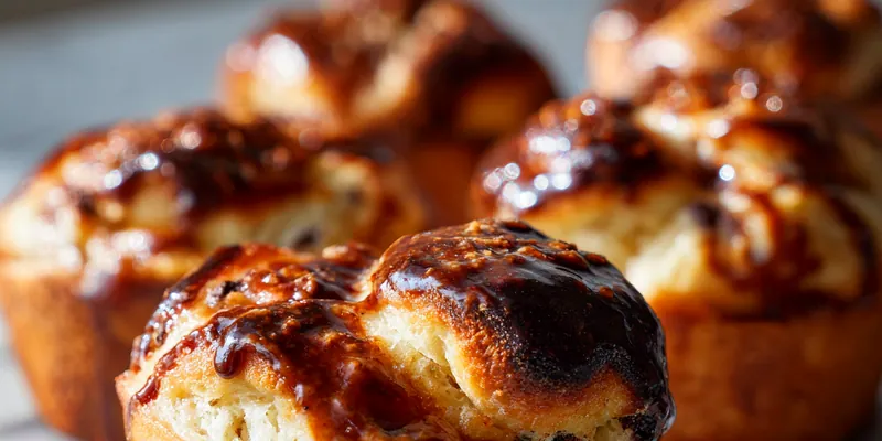 Decadent Chocolate Chip Vanilla Brioches