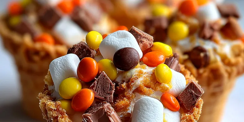 Chocolate Marshmallow Candy Cones