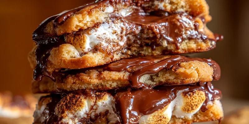 Chocolate Marshmallow Cookie Delight