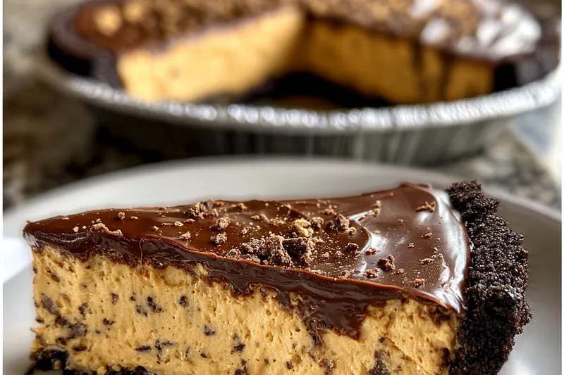 Cooking process for Chocolate Peanut Butter Pie