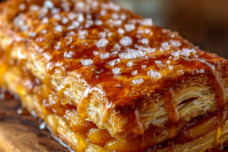 Fresh ingredients for Cinnamon Apple Layered Pastry