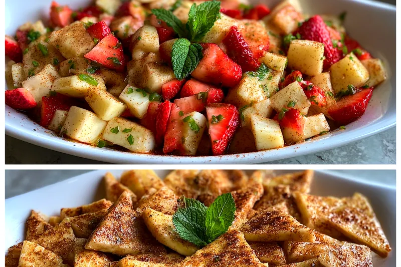 Cooking process for Cinnamon Apple Salsa Delight