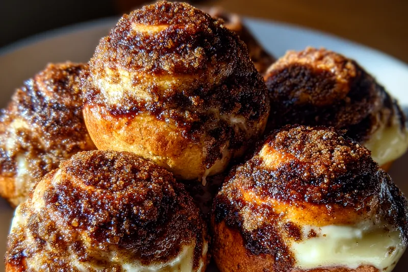 Cooking process for Cinnamon Cheesecake Cookies