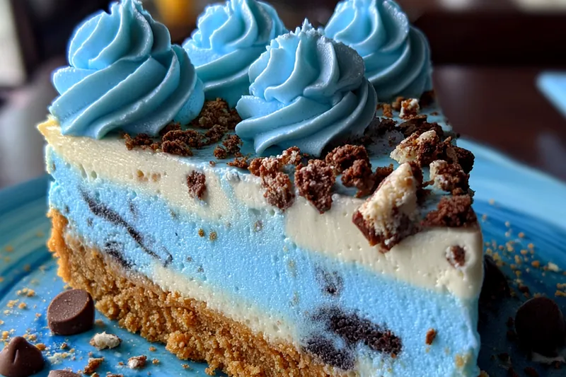 Colorful ingredients for Vibrant Cookie Monster Delight displayed attractively on a kitchen counter.