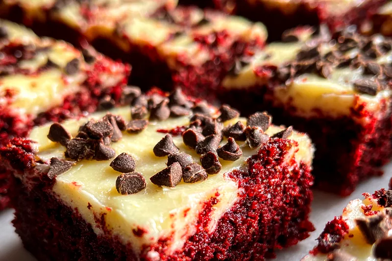 Cooking process for Cookies Cream Velvet Bars