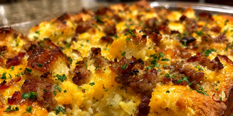 Savory Breakfast Casserole Delight