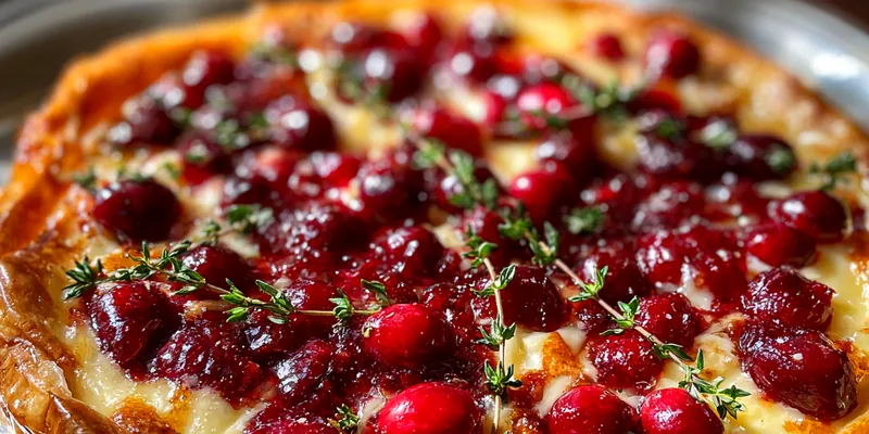 Savory Cranberry Brie Pastry