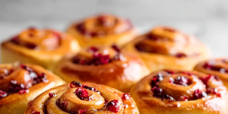 Delicious Cranberry Orange Sweet Rolls