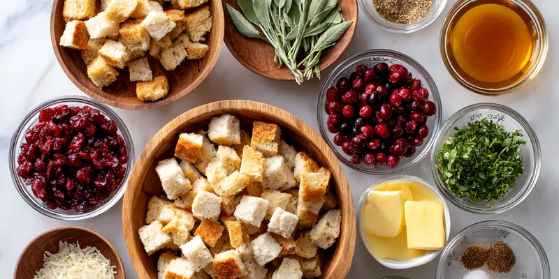 Cranberry Turkey Stuffing Balls