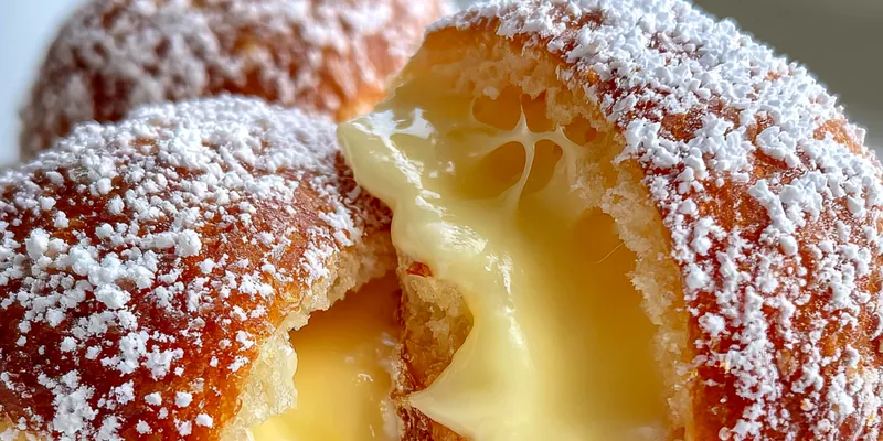 Cream Filled Bomboloni Treats