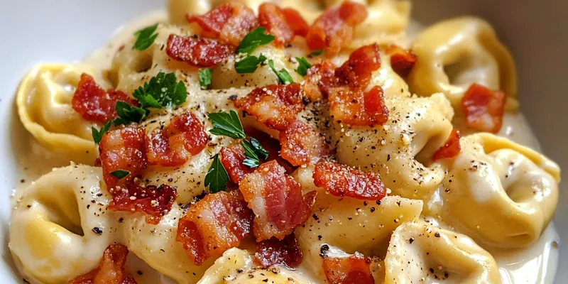Creamy Bacon Tortellini Delight