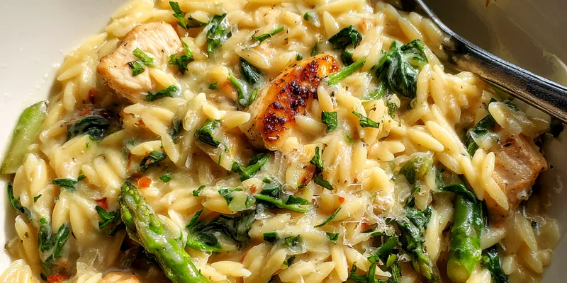 Creamy Chicken Orzo Delight
