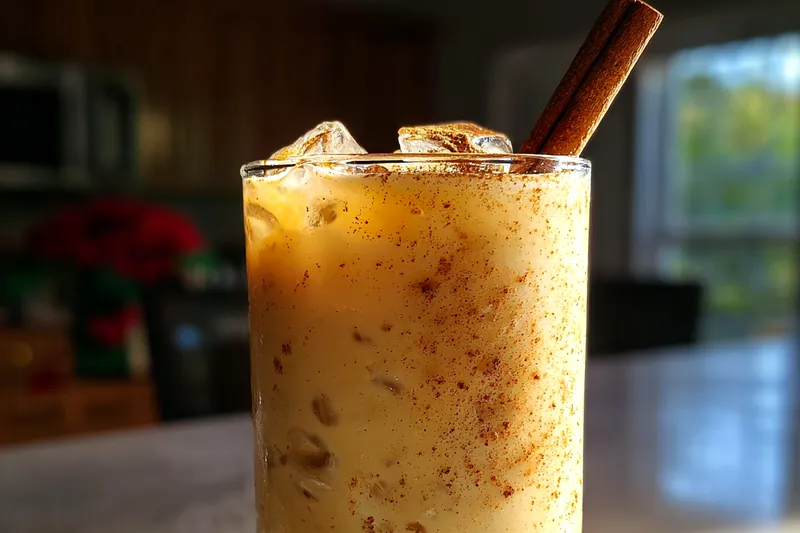 Cooking process for Creamy Cinnamon Holiday Beverage