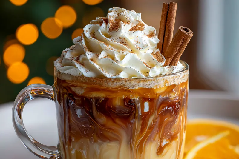 Fresh ingredients for Creamy Cinnamon Rum Delight