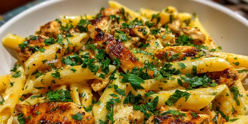 Creamy Cowboy Chicken Pasta