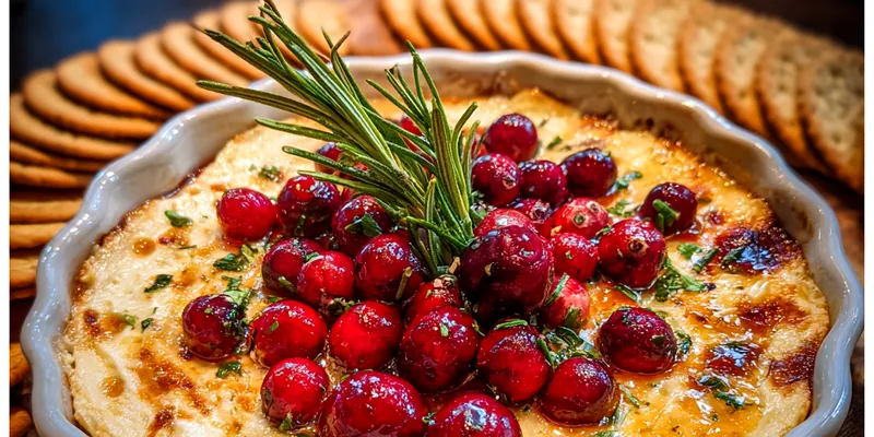 Creamy Cranberry Cheese Bake