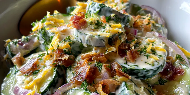 Creamy Cucumber Salad Delight
