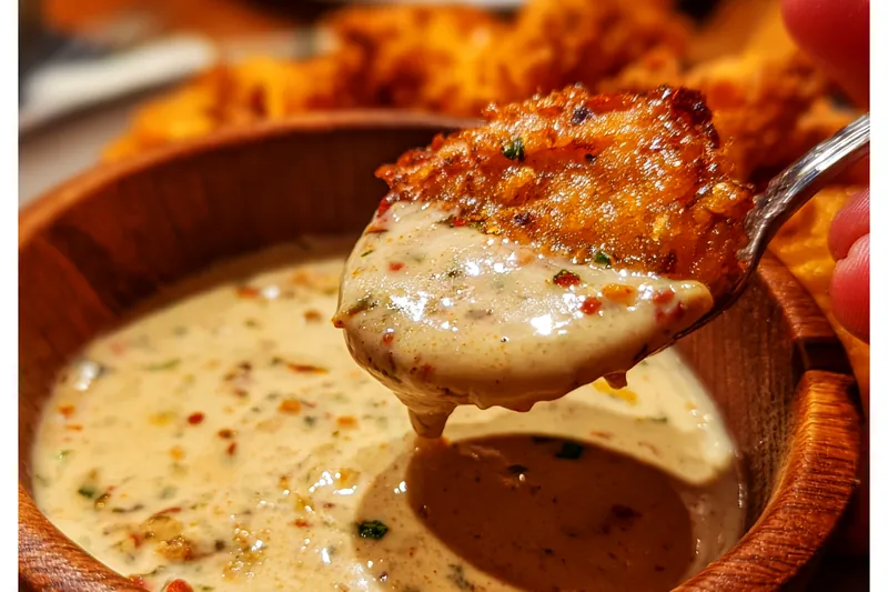 Cooking process for Creamy Herb Remoulade Sauce