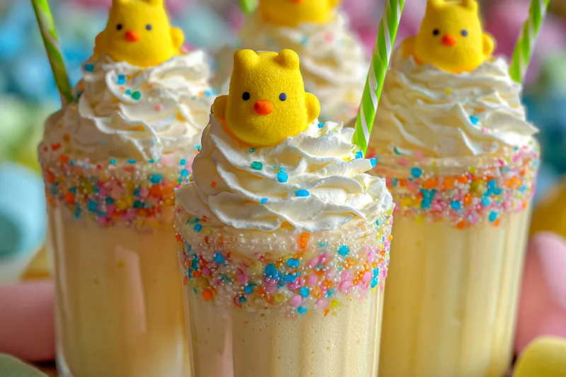 Cooking process for Creamy Marshmallow Milkshake