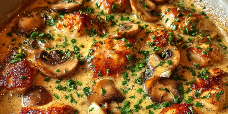 Creamy Mushroom Chicken Delight