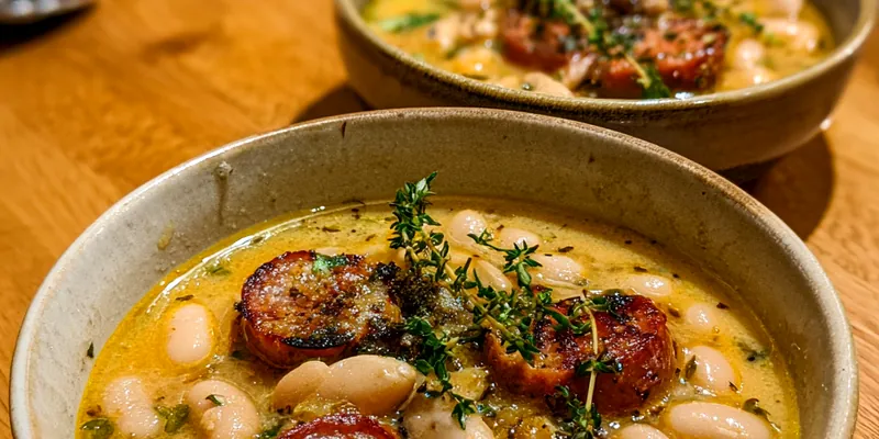 Creamy Sausage Bean Soup