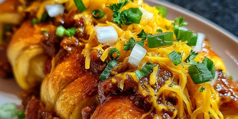 Crescent Roll Chili Dog Delight