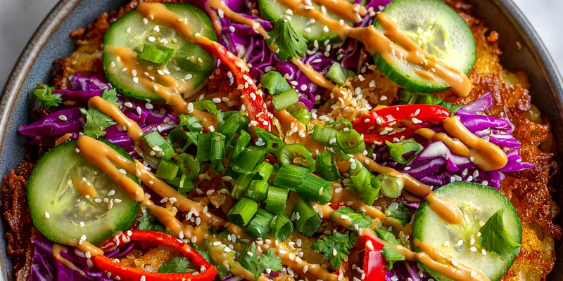 Crispy Asian Rice Salad