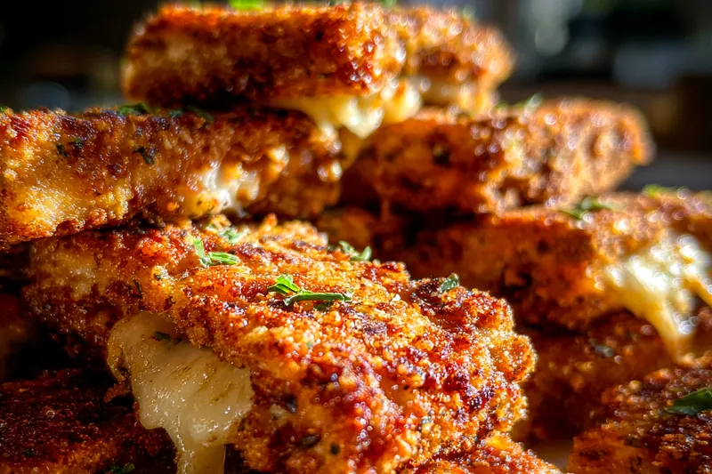 Fresh ingredients for Crispy Cheese Bites