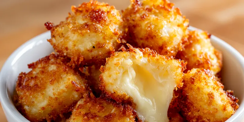 Crispy Cheesy Parmesan Mozzarella Bites