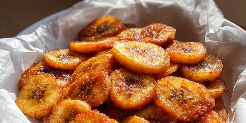 Crispy Cinnamon Banana Chips