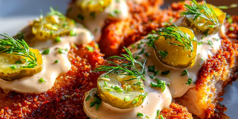 Crispy Dill Pickle Chicken