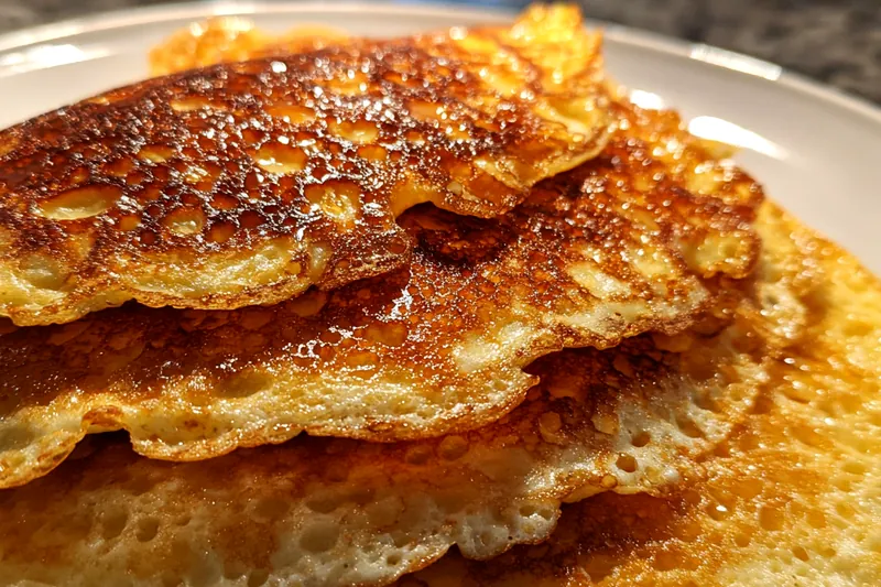 Cooking process for Crispy Golden Potato Pancakes