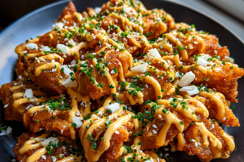 Cooking process for Crispy Hawaiian Chicken Bites