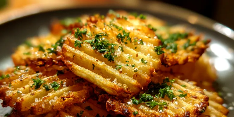 Crispy Herb Potato Slices