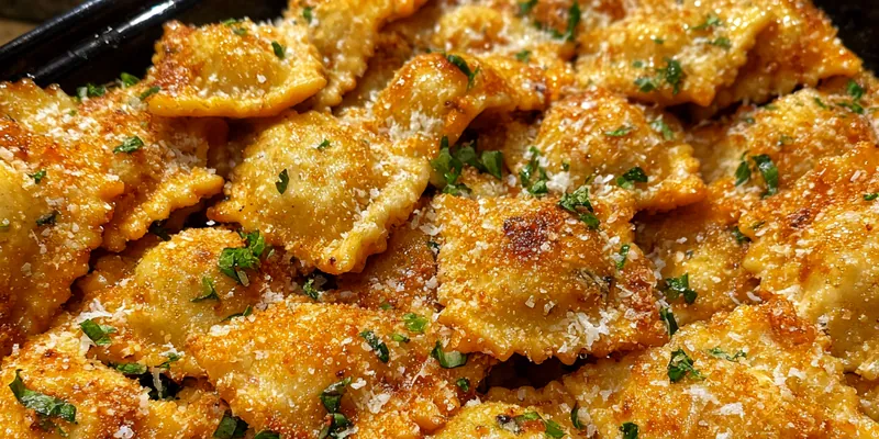 Crispy Herb Ravioli Bites