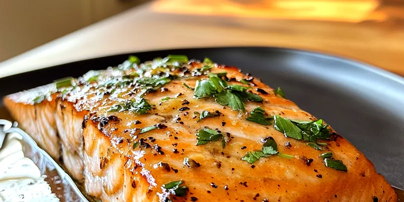 Crispy Honey Garlic Salmon