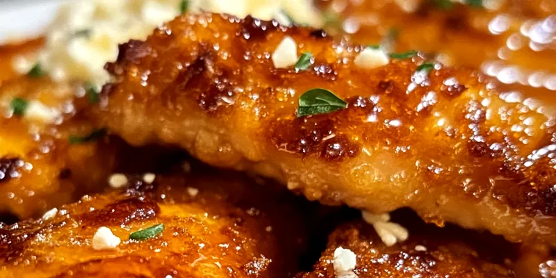 Crispy Hot Honey Feta Chicken