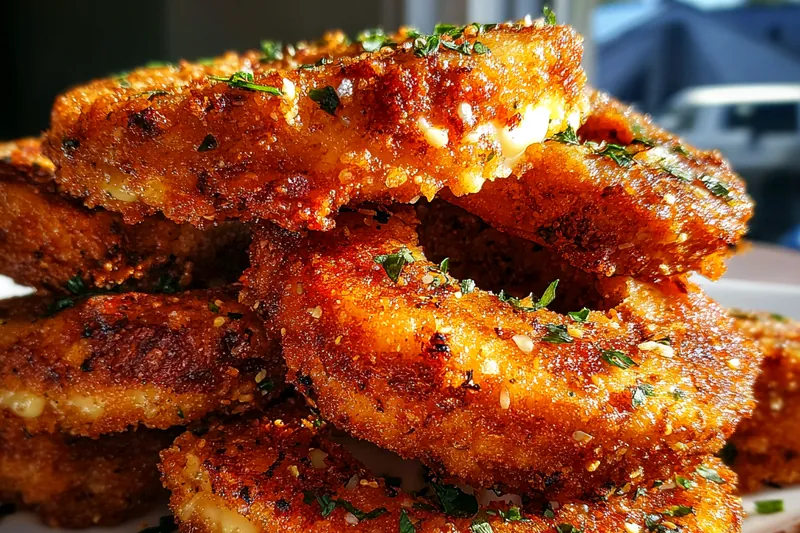 Fresh ingredients for Crispy Jalapeño Stuffed Rings
