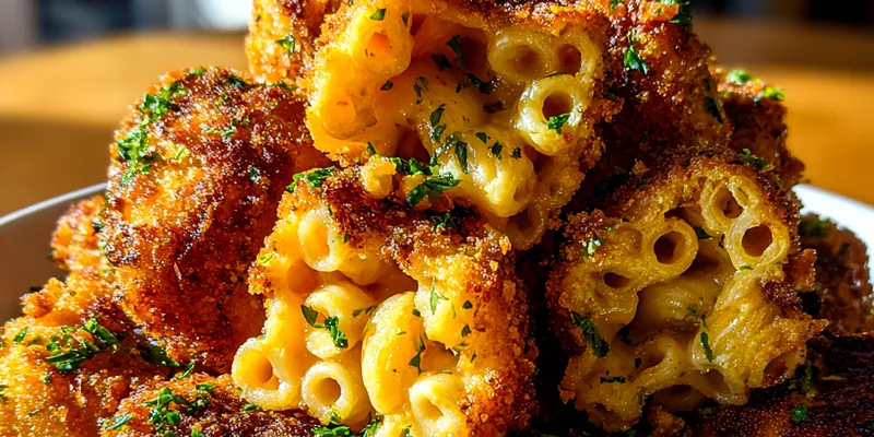 Crispy Mac Cheese Bites