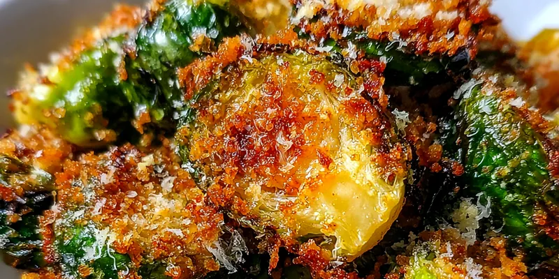 Crispy Parmesan-Crusted Roasted Brussels Sprouts