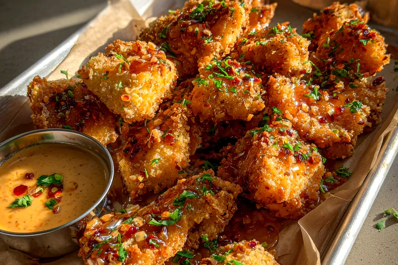 Cooking process for Crispy Spicy Chicken