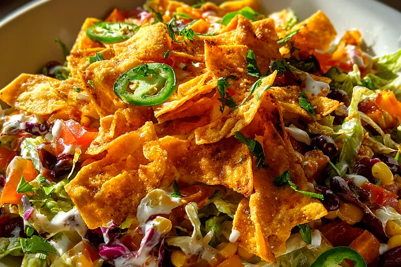 Cooking process for Crunchy Tex-Mex Cabbage Salad